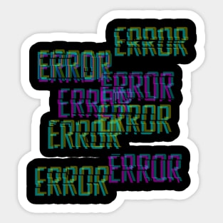 ERROR Sticker